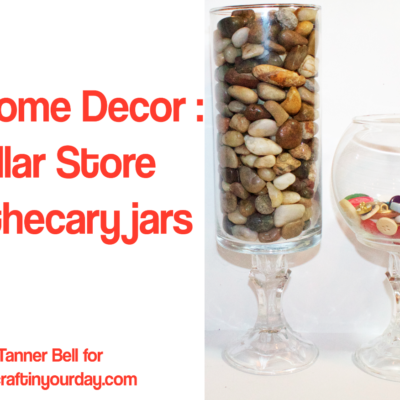 DIY Home Decor : Dollar Store Apothecary Jars