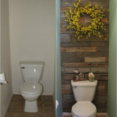 FREE Toilet Room Makeover