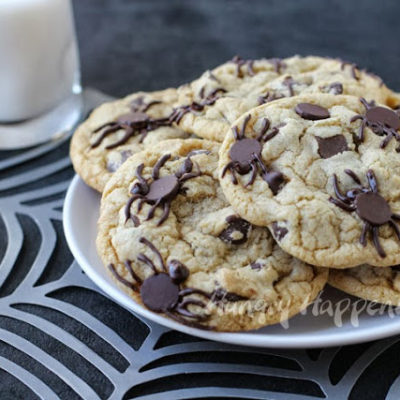 Spider infested Chocolate Chip Cookies