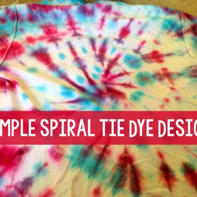 Spiral Tie Dye Design (16 Tie Dye Projects!) thumbnail