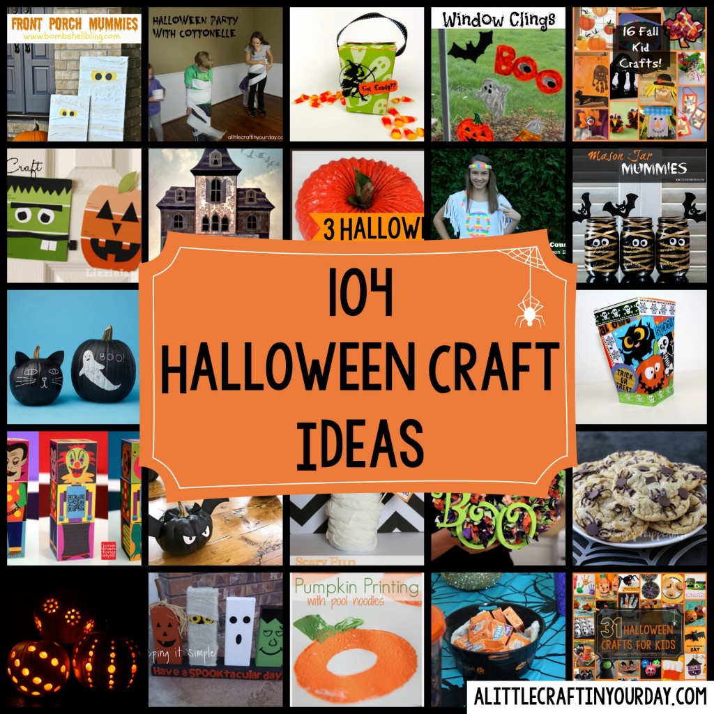 104 Halloween Craft Ideas