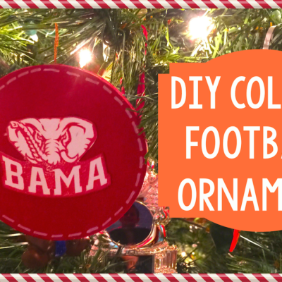 DIY College Football Ornament thumbnail