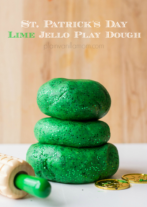 Lime-Jello-Play-Dough