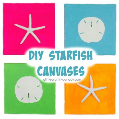 DIY Starfish Canvases | Summer Room Decor thumbnail
