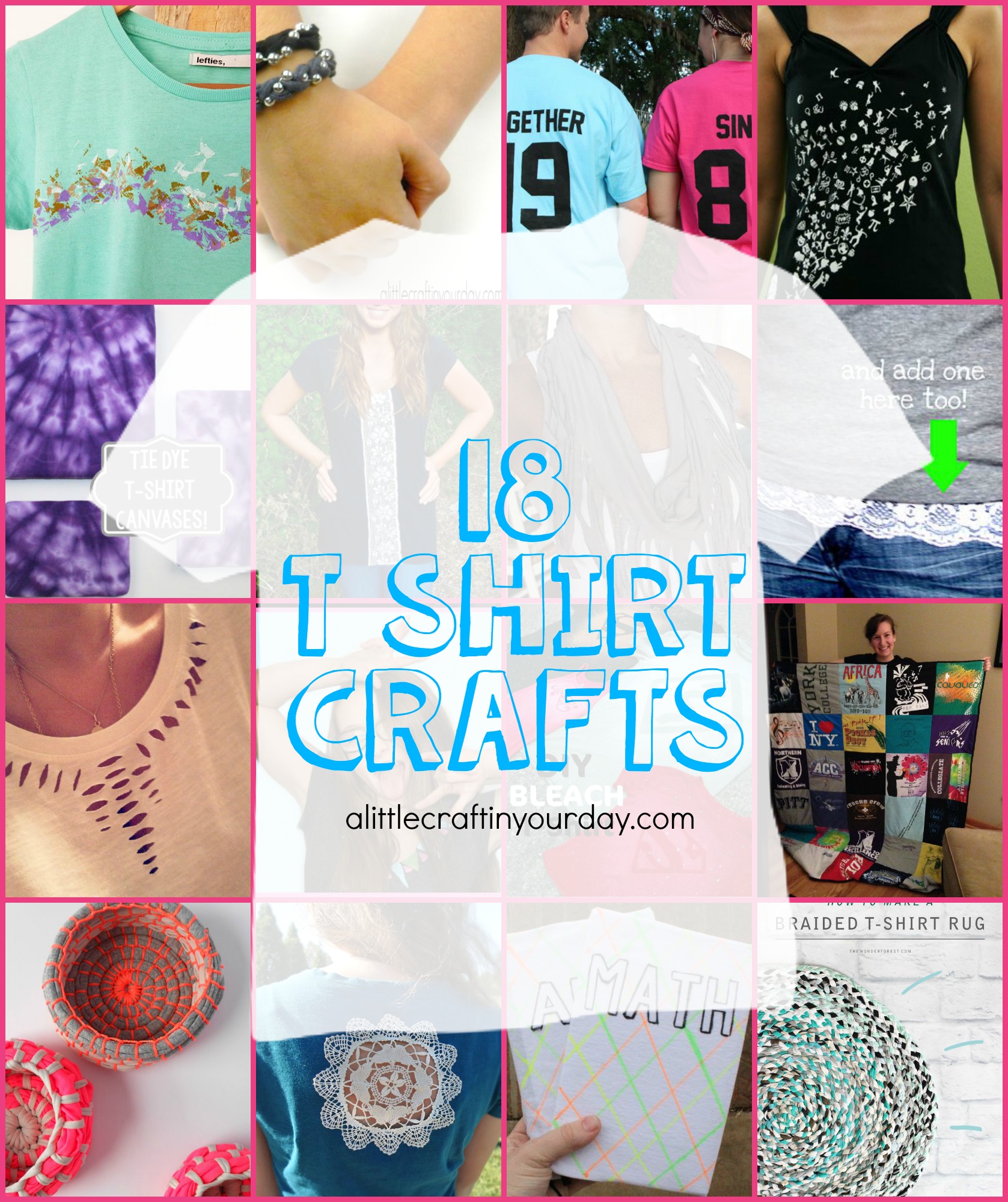 18 T-Shirt Projects - A Little Craft In Your Day