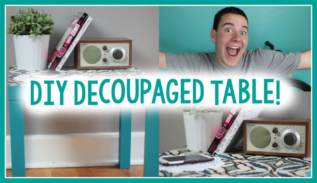 DIY_Decoupaged_table
