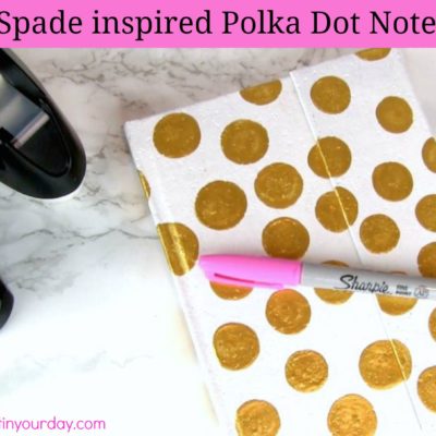 Kate Spade Inspired Polka Dot Notebook thumbnail