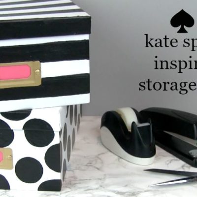 Kate Spade Inspired Storage Bins thumbnail