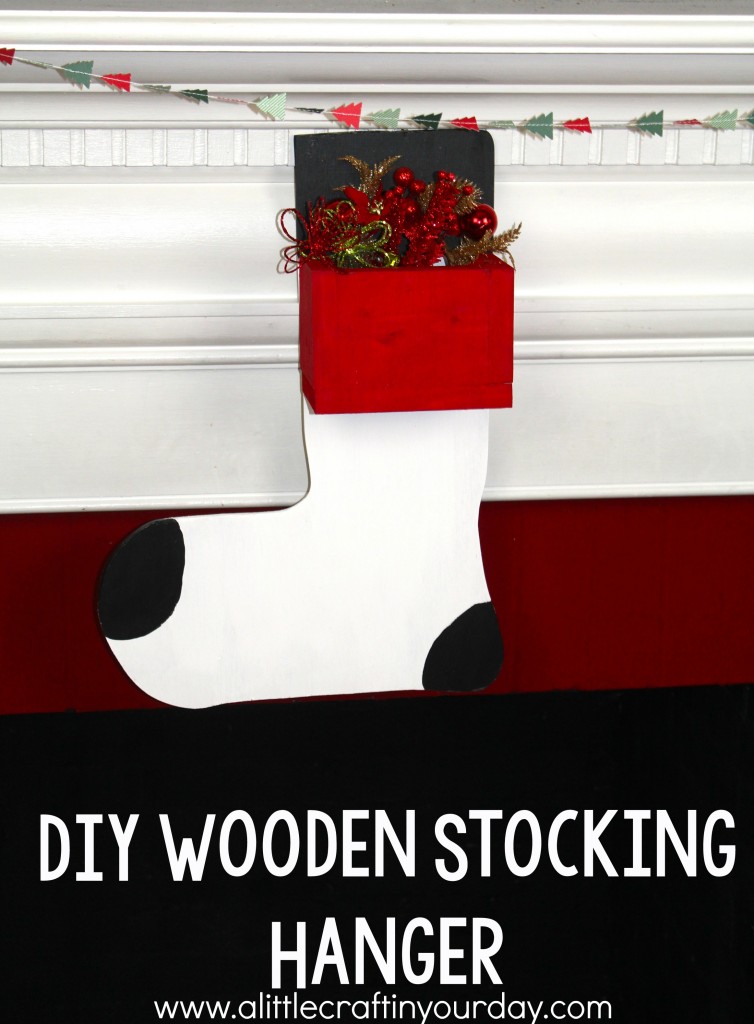 Wooden Stocking Hanger