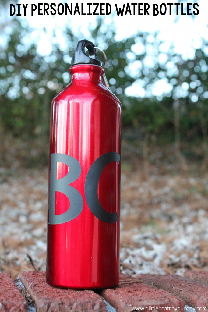 DIY Personalized Water Bottles