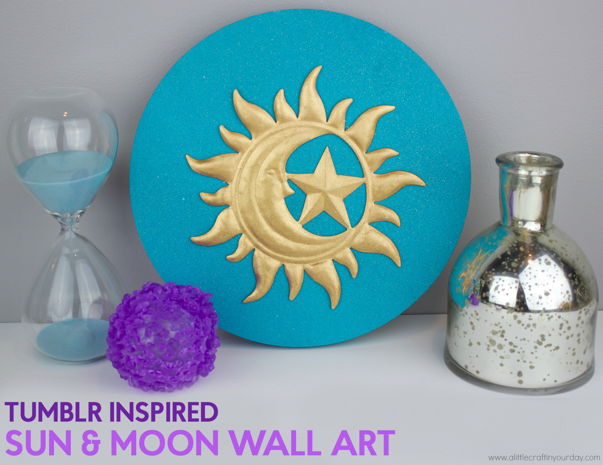 Tumblr_Inspired_sun_and_moon_wall_art