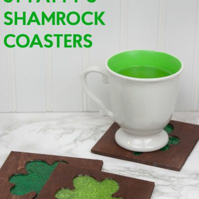 DIY St Patrick’s Day Shamrock Coasters thumbnail