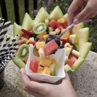 DIY Watermelon Bowl Fruit Salad thumbnail