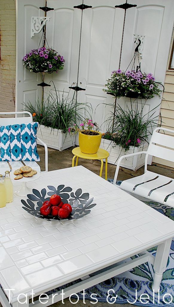 subway-tile-planters-and-DIY-table