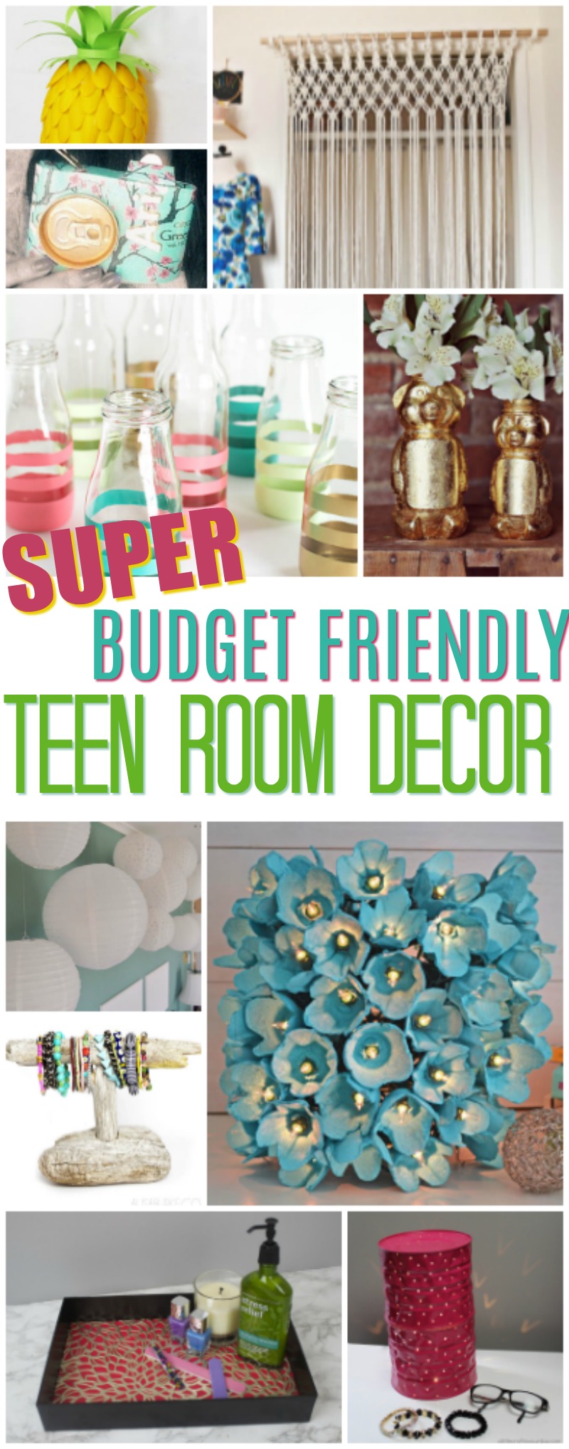 teen room decor, diy room decor ideas for teens, diy room decor, budget friendly room decor ideas for teens