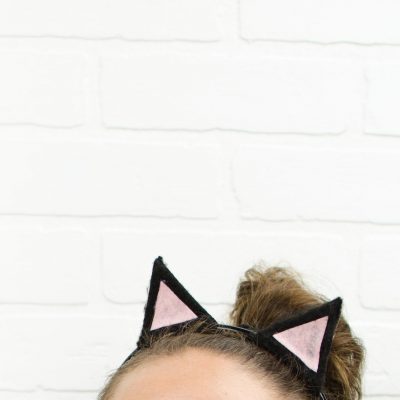 DIY Cat Ears- Last Minute Halloween Costume Idea thumbnail
