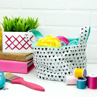 Cricut Maker Sewing Project: How to sew a Small Basket thumbnail