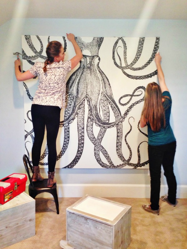 DIY Octopus Art