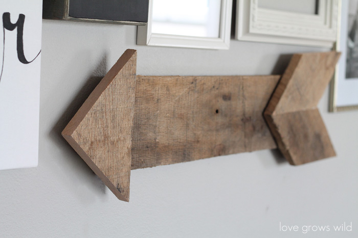 DIY Wood Pallet Arrow