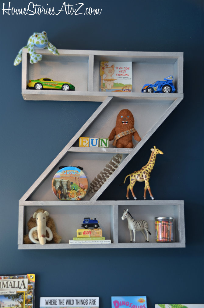 Letter Z Shelf