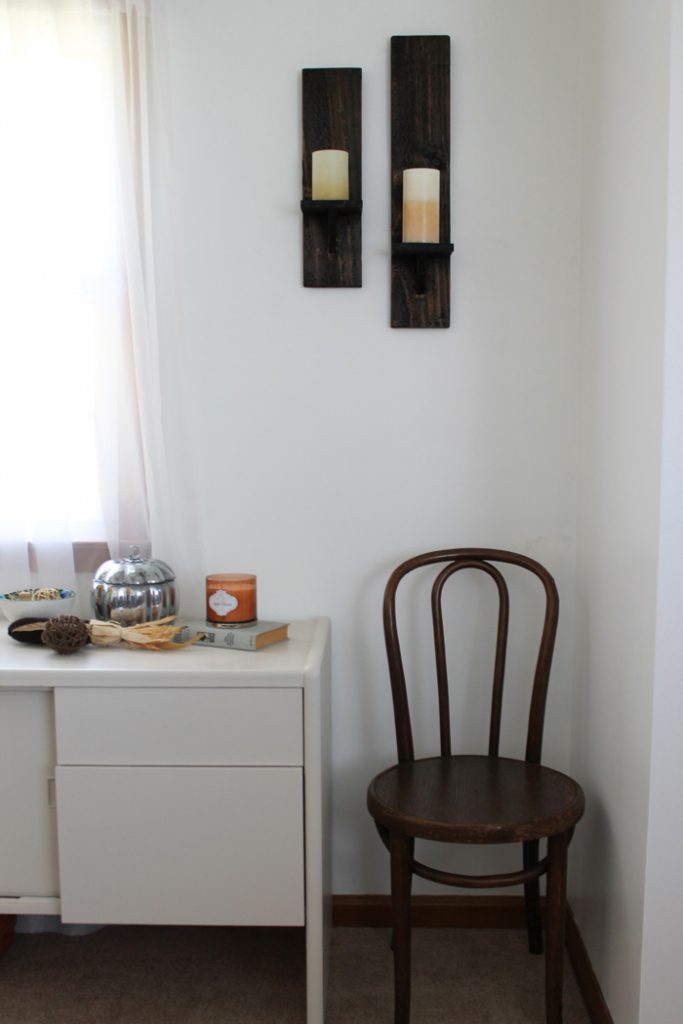 DIY Pallet Wood Candle Sconces