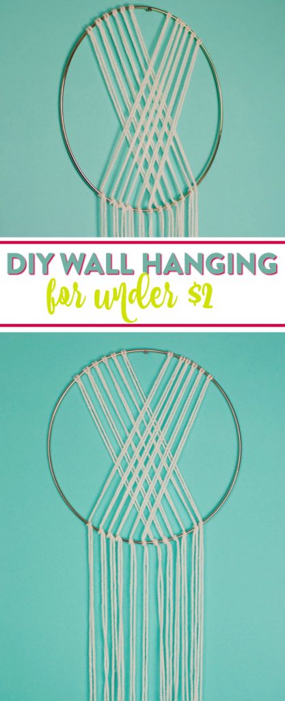 DIY Wall Hanging, DIY Yarn Wall Hanging, DIY yarn art, DIY yarn wall weaving, DIY wall weaving 