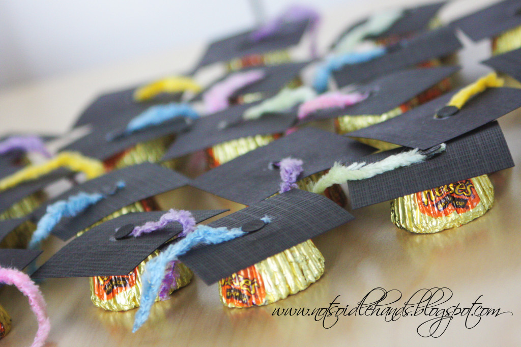 Yummy Reese’s Cups Graduation Hats