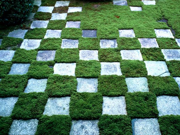 Making A Checkerboard Patio Garden