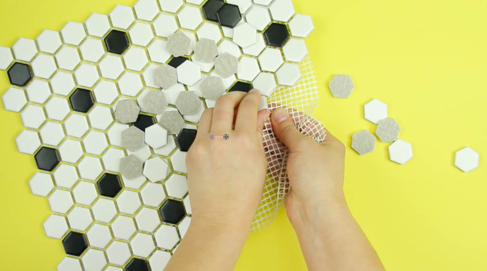 DIY Hexagon Tile Art