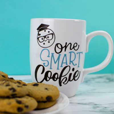 DIY Cricut Graduation Gift – One Smart Cookie Mug thumbnail