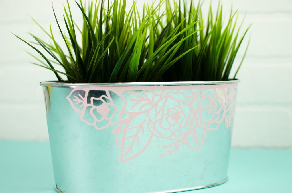 DIY Galvanized Spring Planter