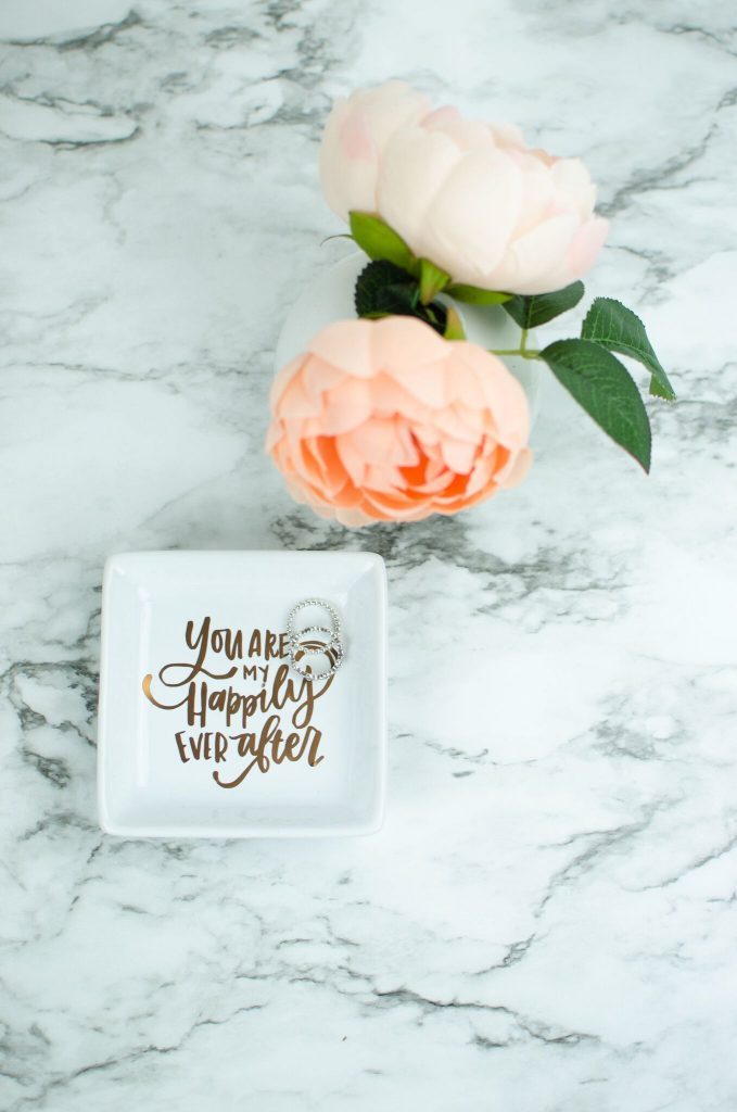 "You Are My Happily Ever After" DIY Ring Dish