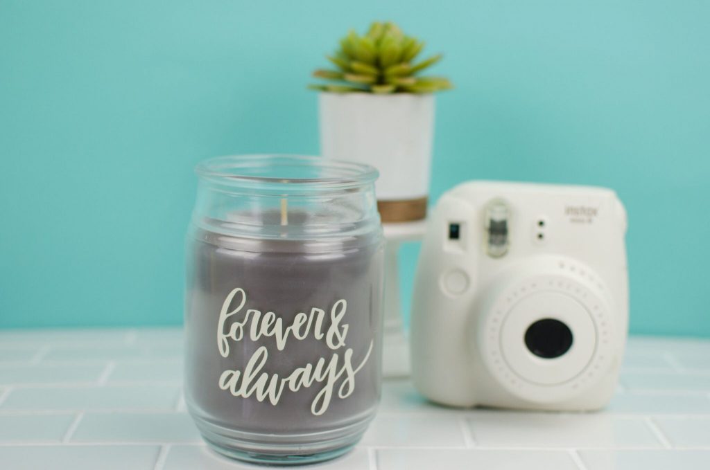 DIY "Forever & Always" Candle