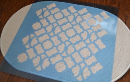 How To Make A Patterned Bath Mat