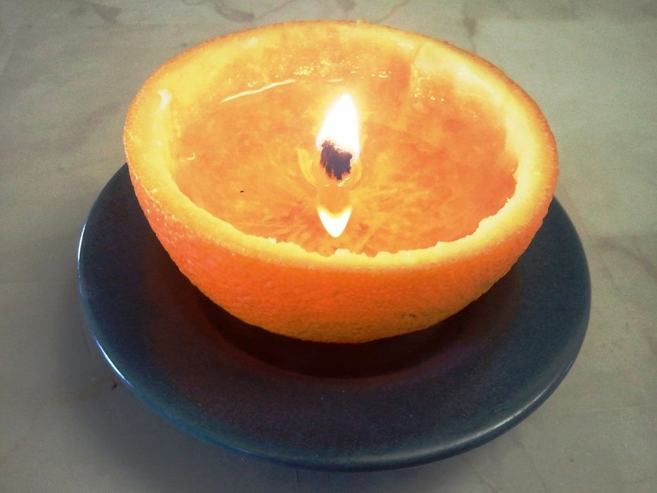 Orange Candle
