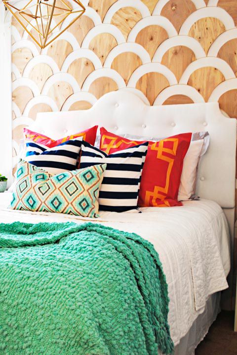 How to DIY a Scalloped Wall