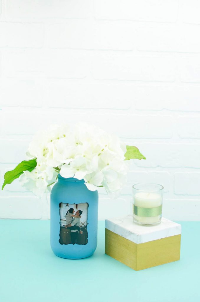 Photo Frame Mason Jar