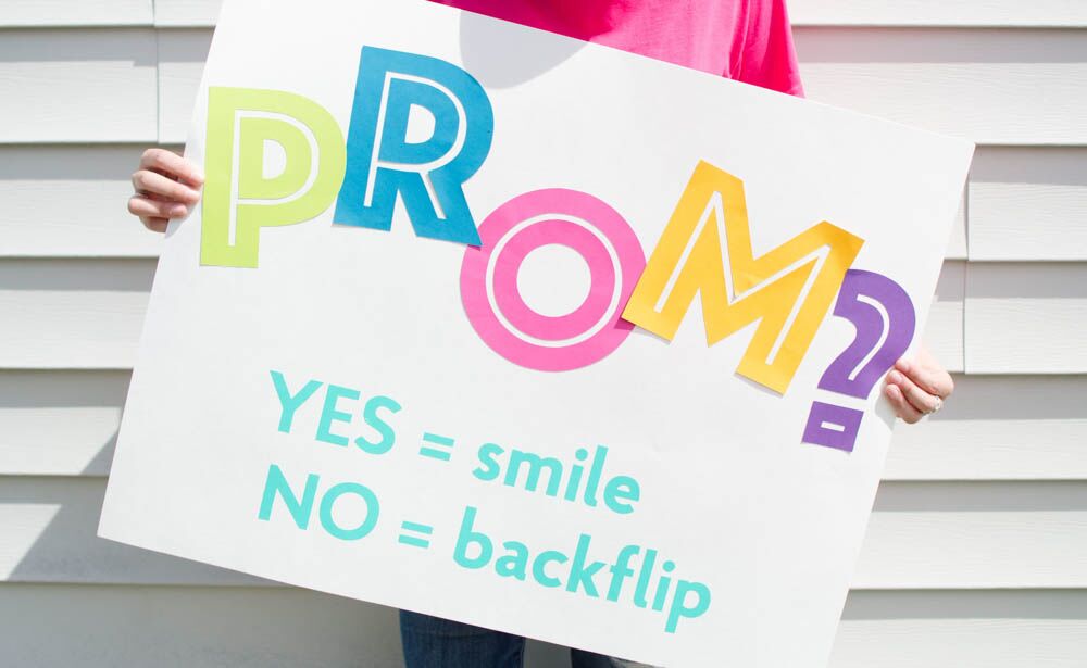 Funny Promposal- It Will Be a Flipping Good Time!