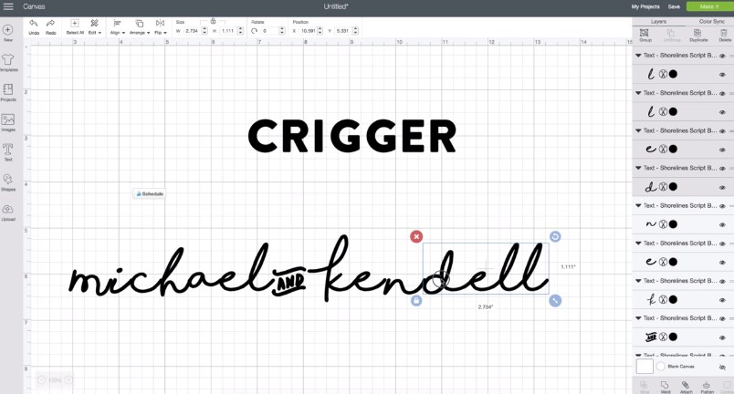 How To Knockout Text In Cricut Design Space