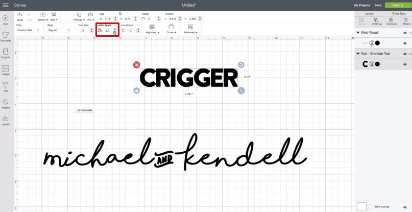 How To Knockout Text In Cricut Design Space