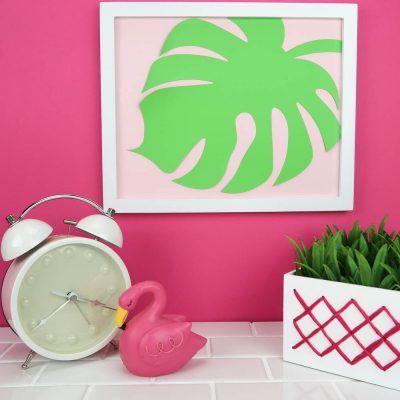 Easy Cricut Home Decor – Palm Leaf Wall Art thumbnail