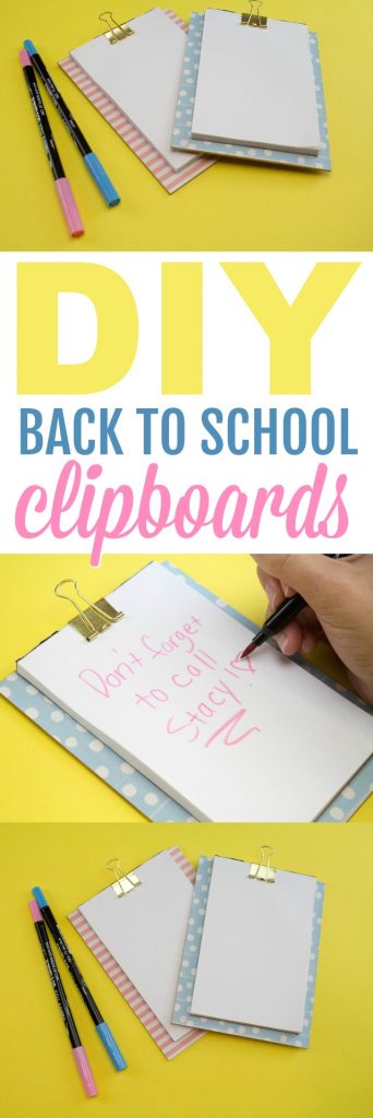 DIY Clipboards With Cricut Knife Blade