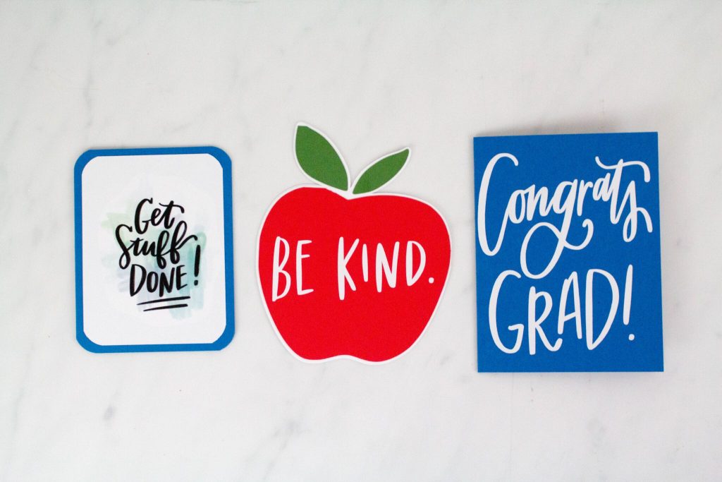 Easy DIY Back To School Cards - Cricut Craft