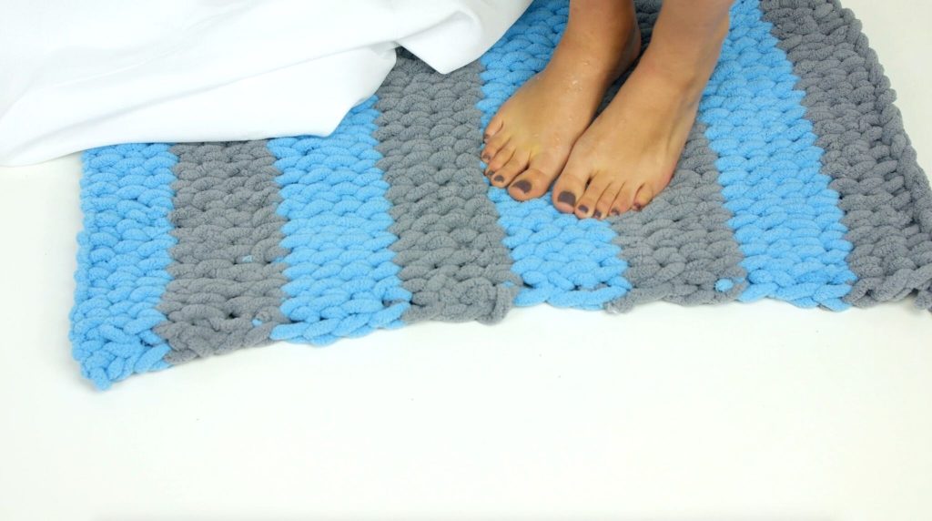 DIY Striped Rug