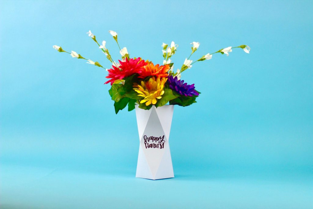 3D Paper Vase With The Cricut