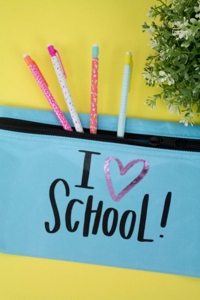 Pencil Case Iron-On Decal