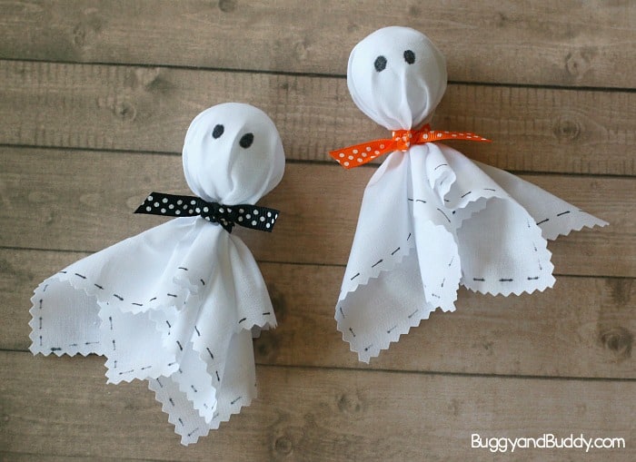 Friendly Ghost Craft for Halloween 