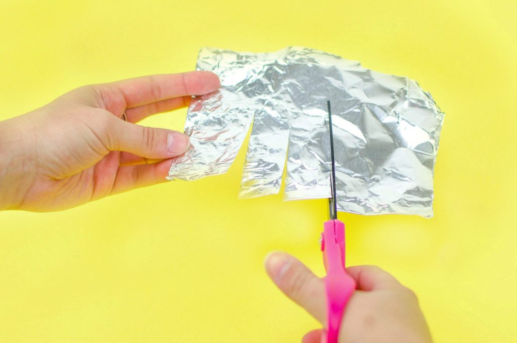 sharpen your sewing scissors with foil