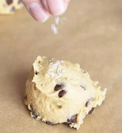 Chocolate Chip Cookies with a bit of Flaky Sea Salt 