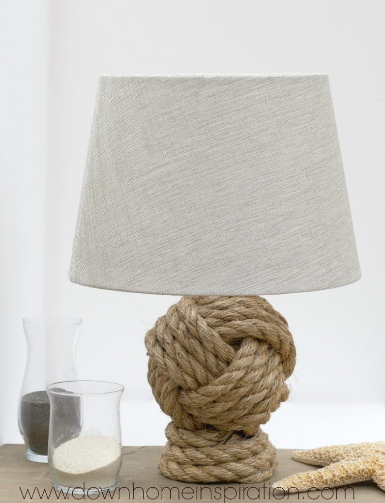 Pottery Barn Rope Knot Lamp